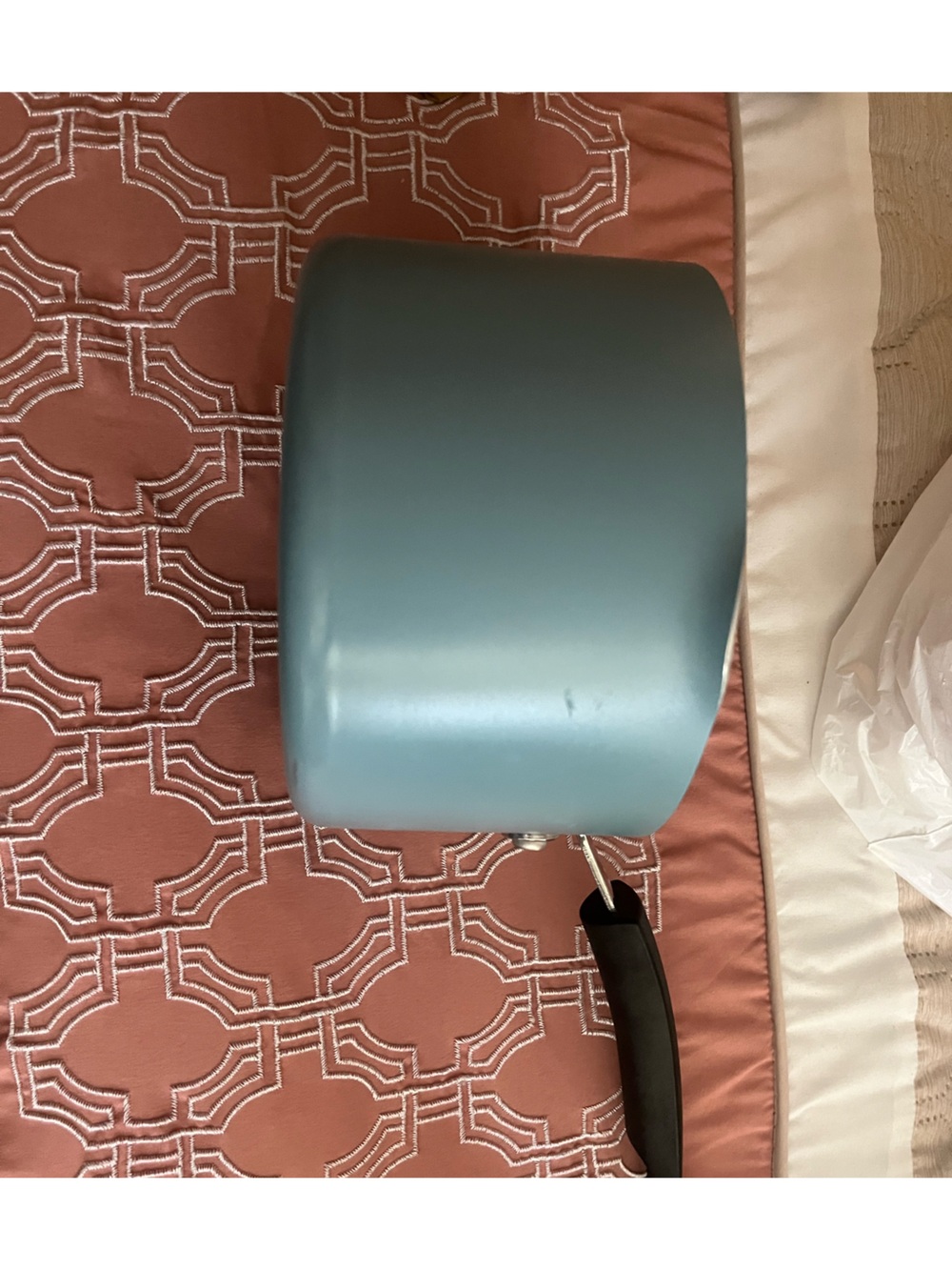 Teal Nonstick Saucepan with Pour Spout - Home Kitchen